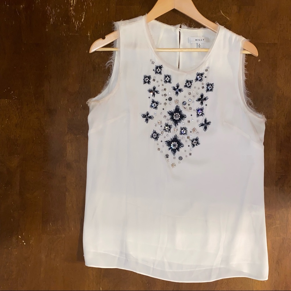 SOLD MILLY SILK TOP